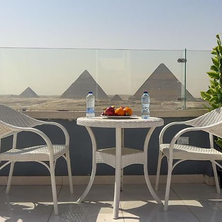 Full Pyramids View Apartment With Balcony For 8 P Kafret el-Gabal 外观 照片