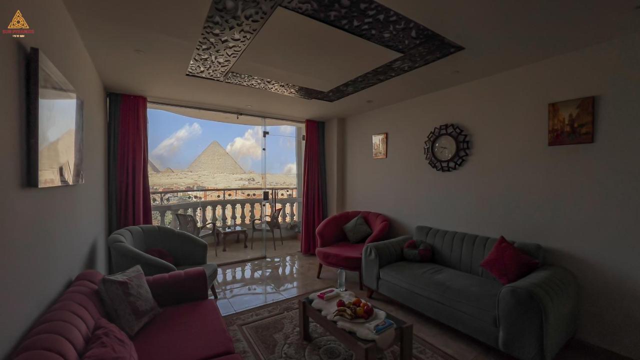 Full Pyramids View Apartment With Balcony For 8 P Kafret el-Gabal 外观 照片