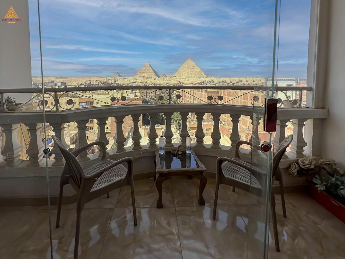 Full Pyramids View Apartment With Balcony For 8 P Kafret el-Gabal 外观 照片