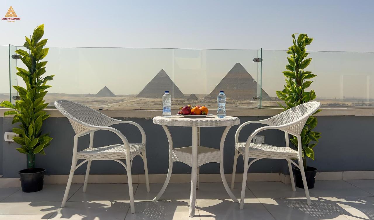 Full Pyramids View Apartment With Balcony For 8 P Kafret el-Gabal 外观 照片