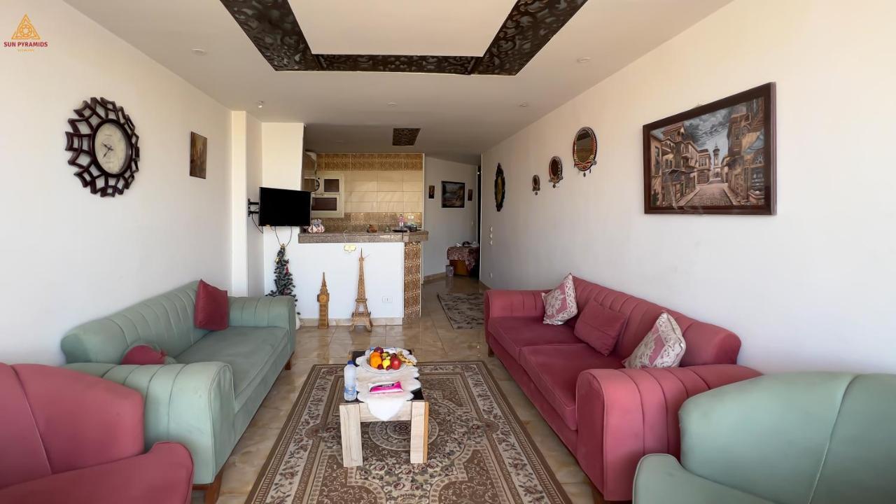 Full Pyramids View Apartment With Balcony For 8 P Kafret el-Gabal 外观 照片
