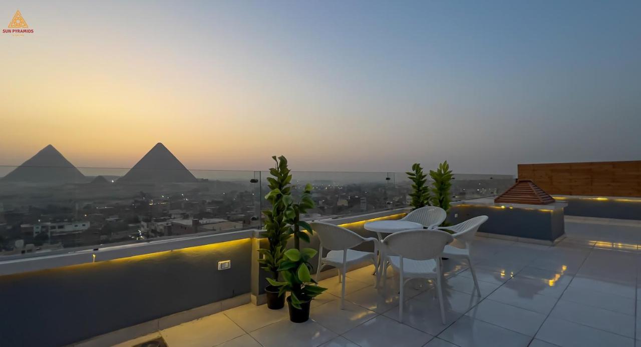 Full Pyramids View Apartment With Balcony For 8 P Kafret el-Gabal 外观 照片