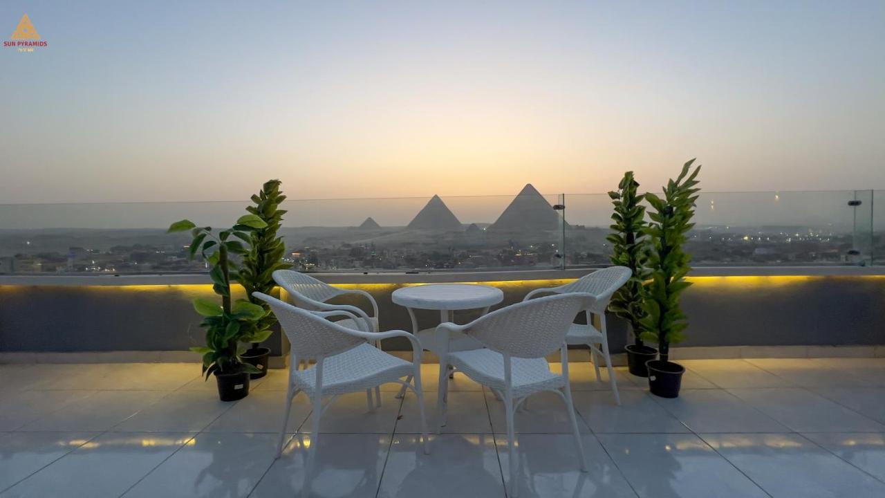 Full Pyramids View Apartment With Balcony For 8 P Kafret el-Gabal 外观 照片