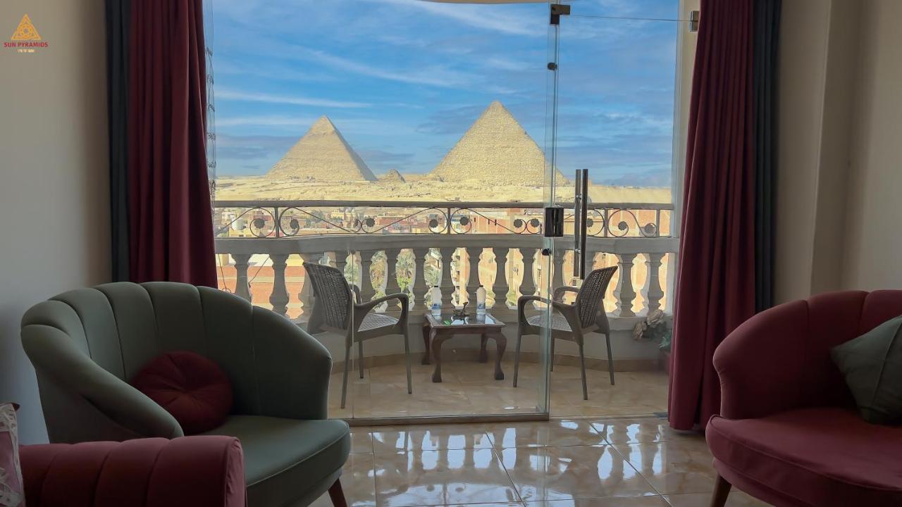 Full Pyramids View Apartment With Balcony For 8 P Kafret el-Gabal 外观 照片