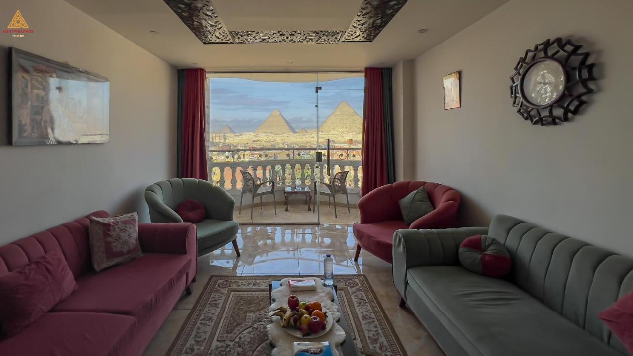 Full Pyramids View Apartment With Balcony For 8 P Kafret el-Gabal 外观 照片