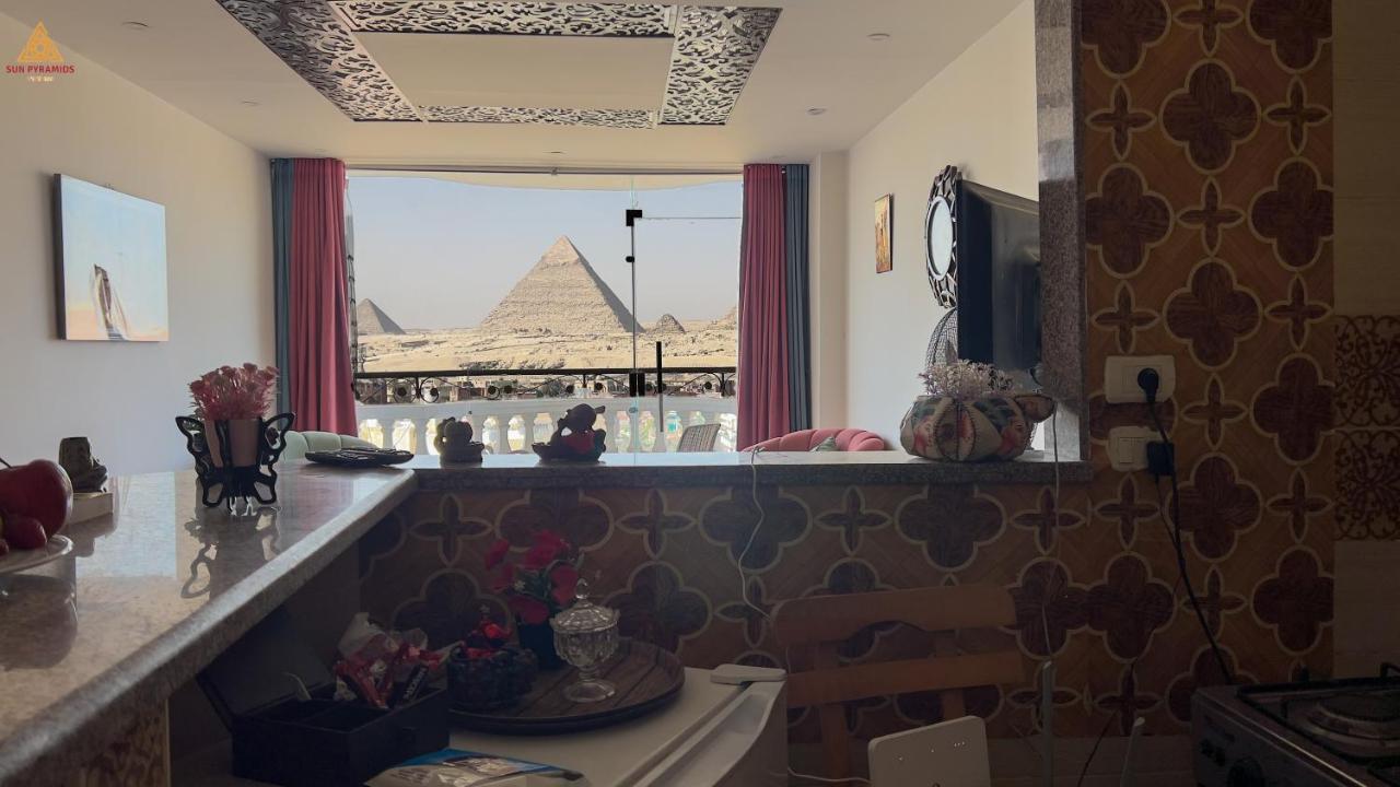 Full Pyramids View Apartment With Balcony For 8 P Kafret el-Gabal 外观 照片