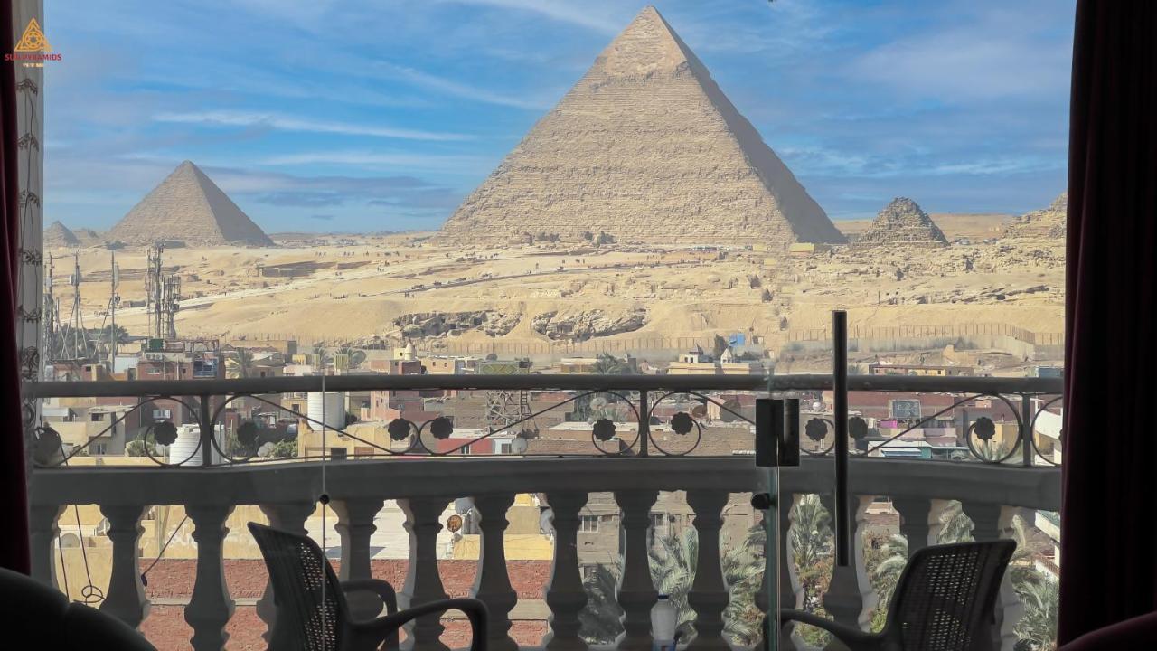 Full Pyramids View Apartment With Balcony For 8 P Kafret el-Gabal 外观 照片