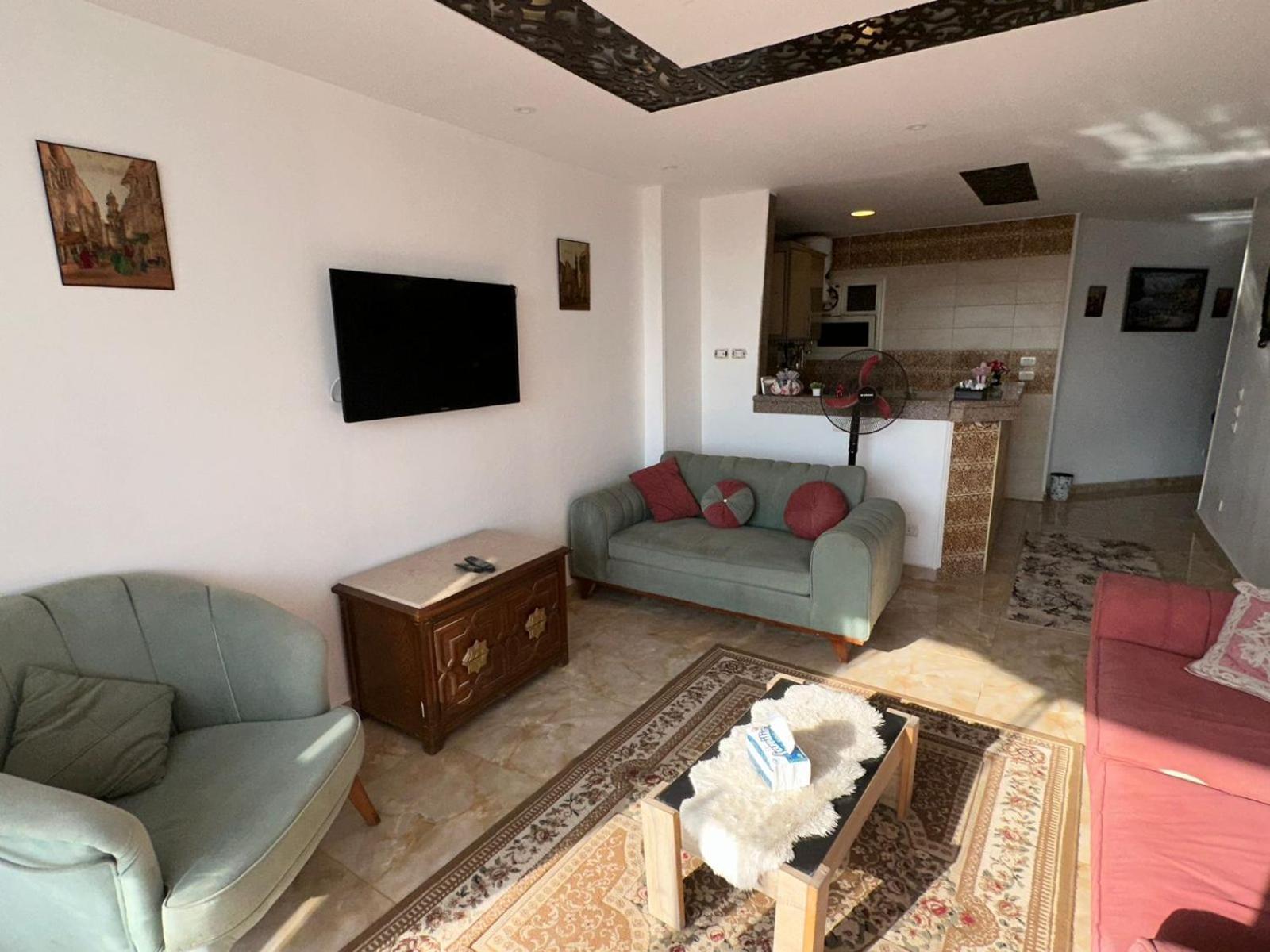 Full Pyramids View Apartment With Balcony For 8 P Kafret el-Gabal 外观 照片