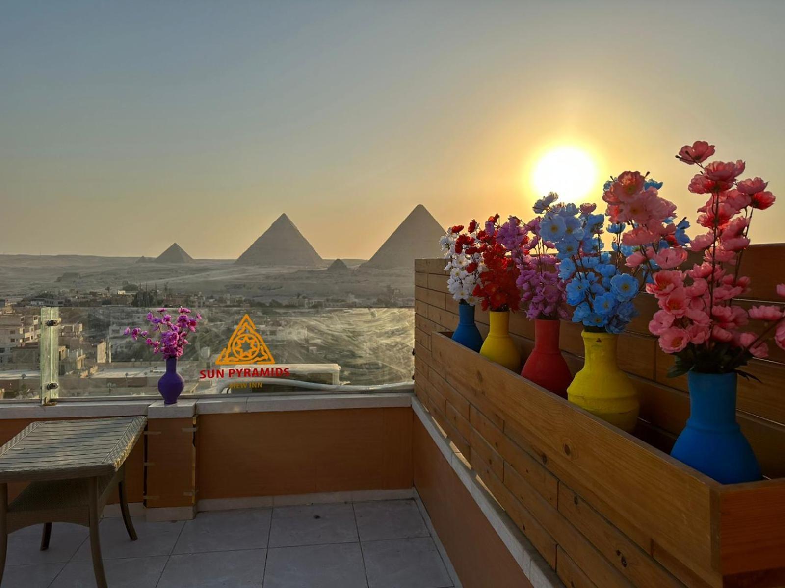 Full Pyramids View Apartment With Balcony For 8 P Kafret el-Gabal 外观 照片